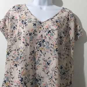 ✨(5 for $20)Floral Silky Blouse✨